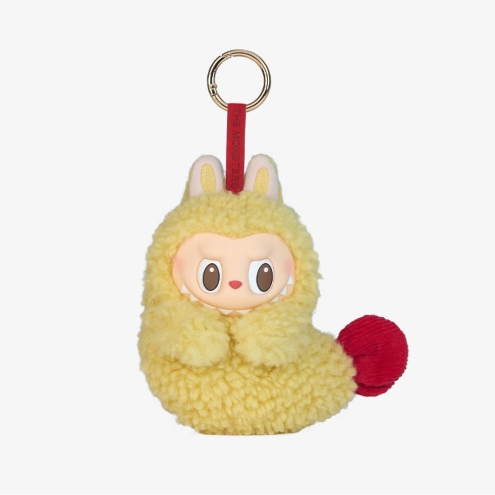 Labubu The Monsters Wacky Mart Series Tempura Shrimp Plush Earphone Case - Picture 6 of 8